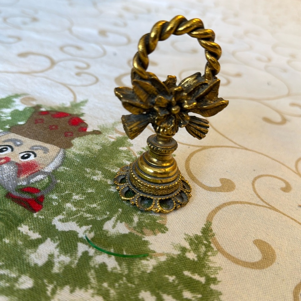 Stylebuilt Vintage 24K Gold Plate Finial Decorative Topper